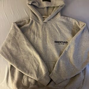Essentials Heather Gray Hoodie
